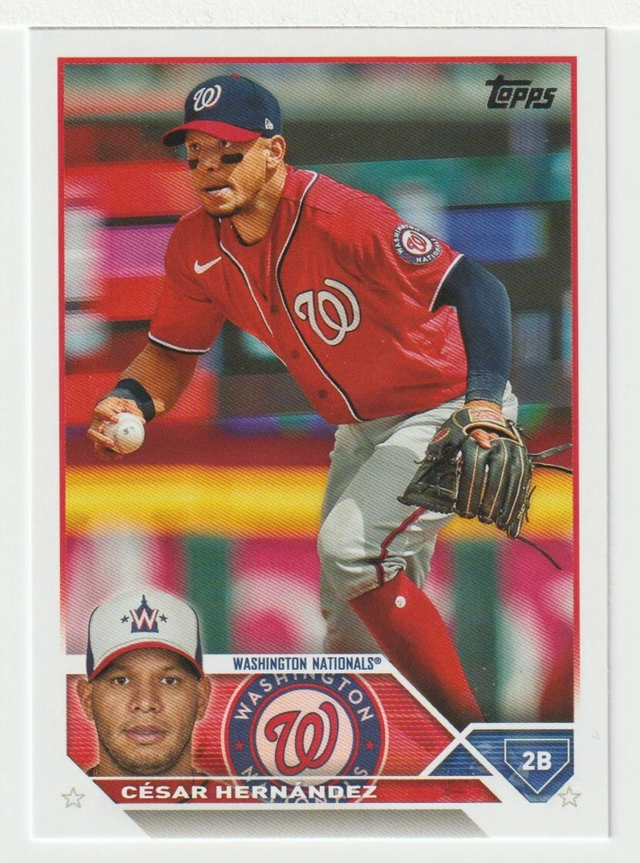 Cesar Hernandez - Washington Nationals (Baseball Card) 2023 Topps # 244 Mint - Image 1 of 1