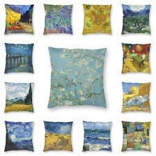 Soft Van Gogh Almond Blossoms Pillow Case Starry Night Painting Cushion Cover