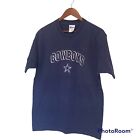 Dallas Cowboys Vintage Blue L T-Shirt Football Nfl Pro Player Single Stitch Usa