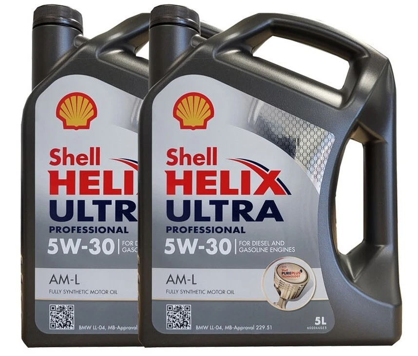Shell Helix Ultra Professional  AM-L   5W-30  BMW LL04 2 x 5  Liter Motoröl - Bild 1 von 3