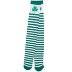  St. Patricks Day Accessory Shamrock Stripe Socks Hosiery Stockings for Women