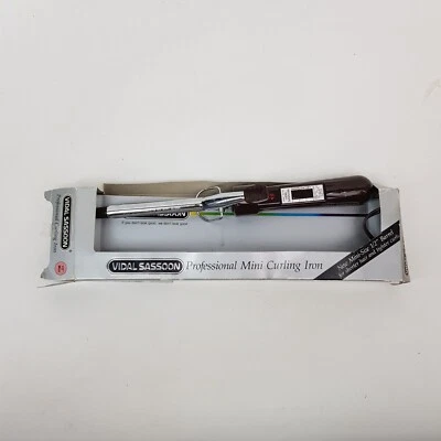 Rizador profesional súper ligero vintage Vidal Sassoon rojo mini 1/2" barril Foto 1 de 4