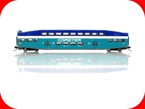 N Scale ***SAN DIEGO COASTER*** Bombardier Control Car #2306 - ATHEARN 10122 - Picture 1 of 4