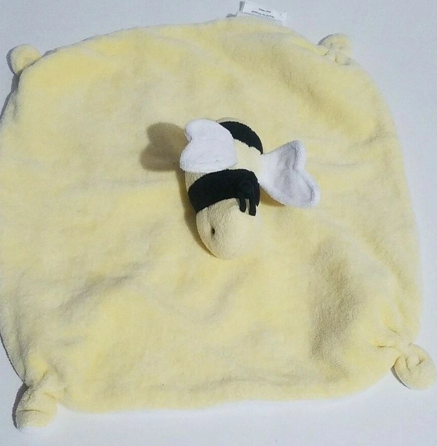 Burt's Bees Abejorro Peluche Bebé Lovey Manta de Seguridad Juguete Amarillo Negro Blanco Foto 1 de 4