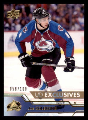 2016-17 Upper Deck Exclusives #296 Joe Colborne /100 - Image 1 of 2