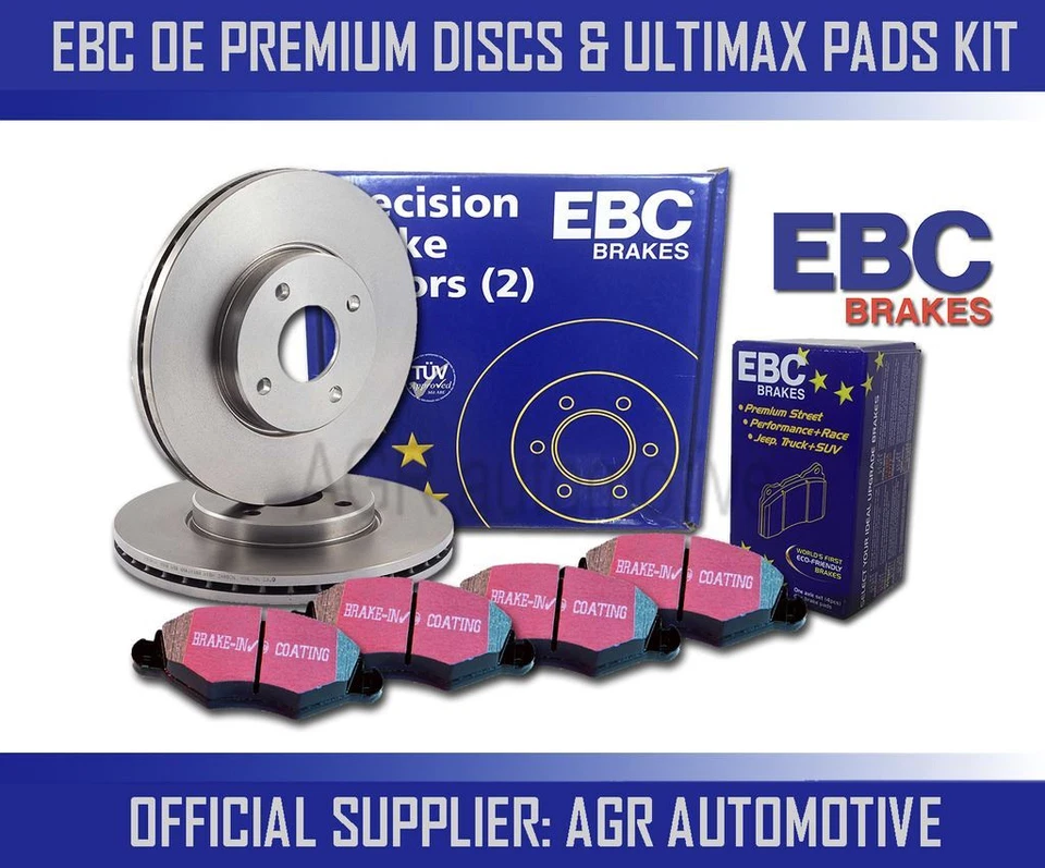 EBC FRONT DISCS AND PADS 278mm FOR MERCEDES-BENZ (W126) 380 SEL 1980-85 - Image 1 of 1