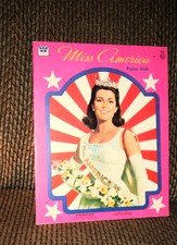 1973 Miss America Paper Dolls Complete And Uncut By Whitman!