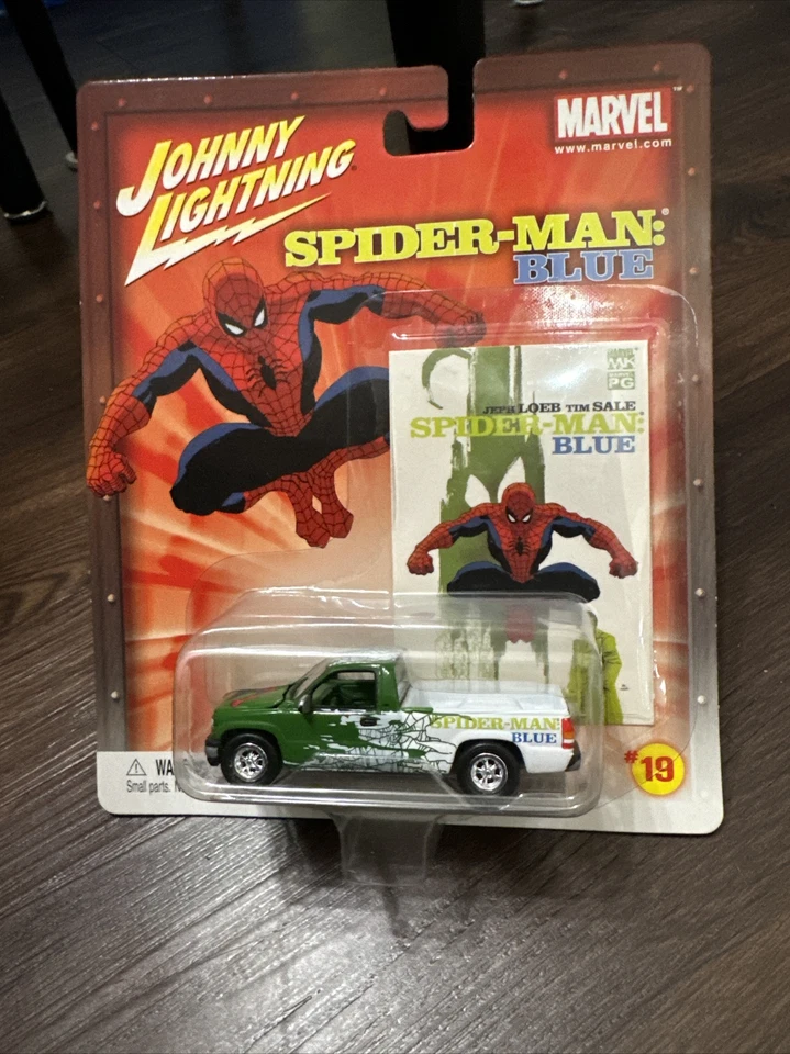 Chevy Silverado #19 Johnny Lighting Marvel Spider-Man azul 99 *NUEVO* Foto 1 de 1
