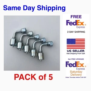 1L943-4-4 PARKER AFTERMARKET HYDRAULIKSCHLAUCHVERSCHRAUBUNG JIC37 weiblich 1/4" 5er-Pack - Bild 1 von 9