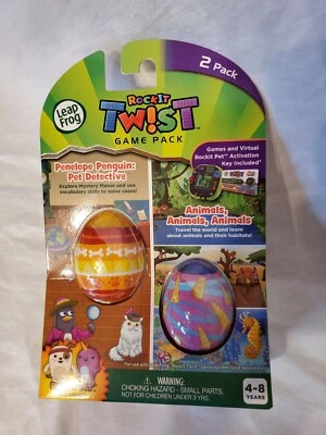 LeapFrog RockIt Twist Dual Game Pack: Penelope Penguin: Pet Detective and Animal - Image 1 of 4