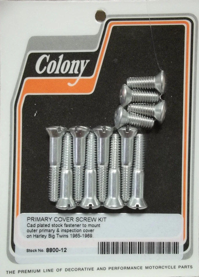 PRIMARY COVER SCREW KIT Harley Panhead Shovelhead - Image 1 of 1