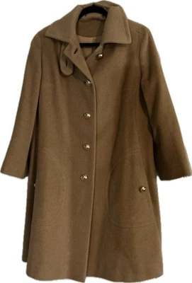 Luxury Vintage Miss Magic 100 % Mongolian Camel Hair Swing Coat - Image 1 of 4