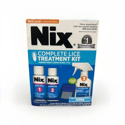 Kit completo de tratamento de piolhos, 1 kit validade 01/2026 - 04/2026 - Imagem 1 de 4