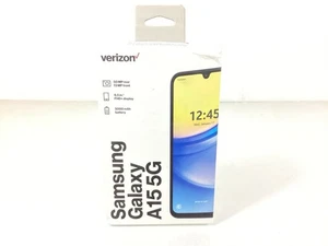 Samsung Galaxy A15 6.5" 5G 128GB SSD Android 14 (Verizon PrePaid) SM-A156UZKPVZW - Picture 1 of 4