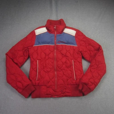 Chaqueta Tommy Hilfiger Juvenil Mediana Roja Acolchada Nylon Heritage Colorblock Retro Foto 1 de 4