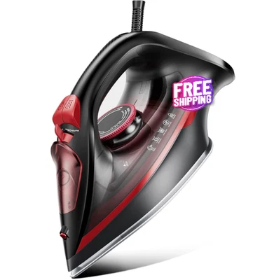 Plancha de Vapor para Ropa con Placa Acero Inoxidable Resistente a Los Arañazos Foto 1 de 4