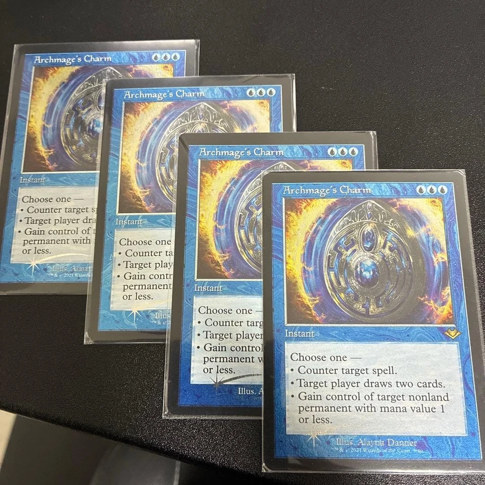 Archmage Charm English Old Frame Magic the Gathering Card Four Foils - Image 1 of 1