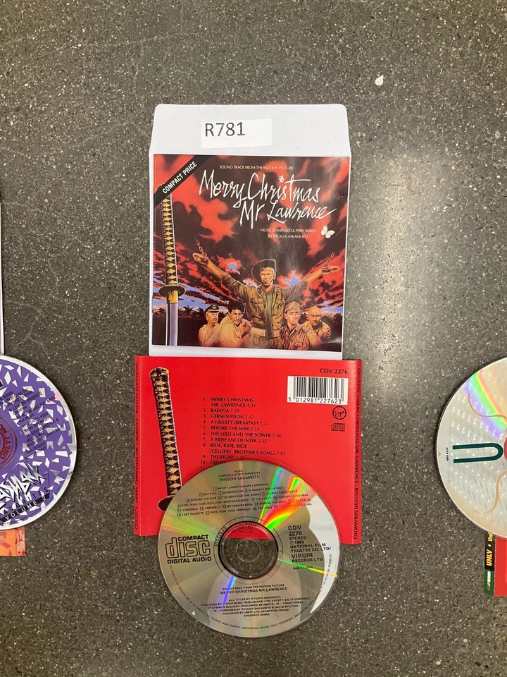 Merry Christmas, Mr. Lawrence by Ryuichi Sakamoto (CD, 1988) No Case #R781 Foto 1 de 1