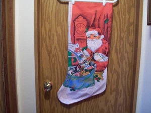 Large Cotton Christmas Stocking - Picture 1 of 4