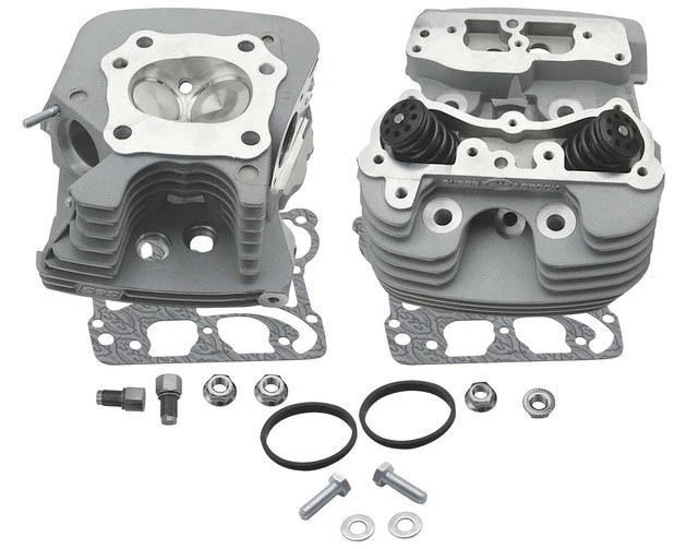 S&S Super Stock Cylinder Head Kit 79cc Silver #106-3227 Harley Davidson Foto 1 de 1