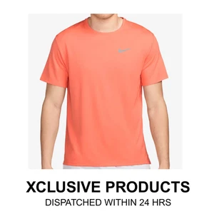 Nike Dri-Fit Miler - Orange - Size Uk Large - DV9315-643 - Picture 1 of 6