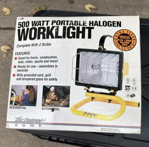 NIB 500 Watt Portable Halogen Work Light With Bulb - Picture 1 of 5