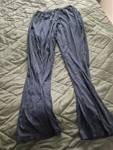 Caldia Schlafhose Blau Unifarben Gr. M - Bild 1 von 2