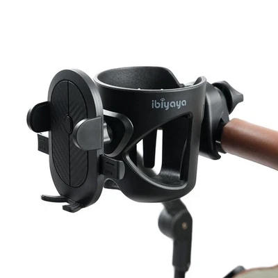 Ibiyaya 2 In 1 Cup n Phone Holder For Pet Baby Stroller Bicycle Accessory Dog - image 1 of 4