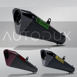 Silenciador de escape universal para motocicleta AUTODUX 60 MM silenciador de carbono apto para Ninja400 Z - Imagen 1 de 27