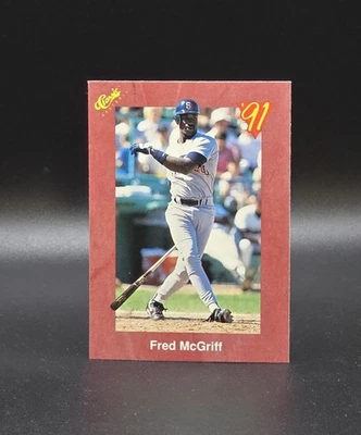 1991 Classic Update Red Travel Edition FRED McGRIFF Card T46 San Diego Padres - Image 1 of 2