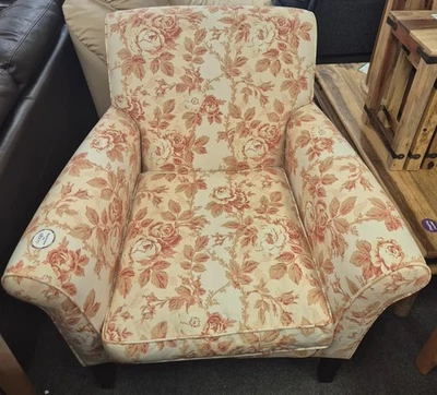 Laura Ashley Floral Print Armchair - CS M19 - Image 1 of 4