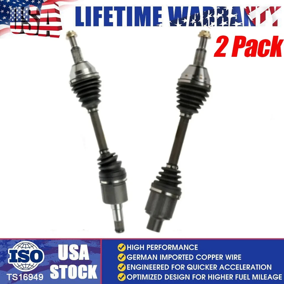 Par de ejes CV para Dodge Grand Caravan Chrysler Town & Country 2008-2020 Foto 1 de 4