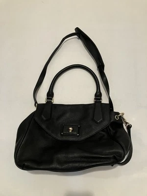 Bolso Bandolera de Cuero Convertible Negro MARC by Marc Jacobs Logo Turnlock Foto 1 de 4