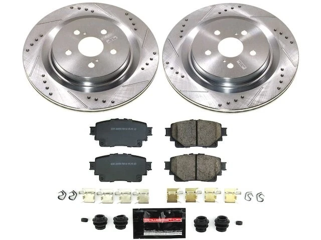 Kit de pastillas de freno trasero y rotor para Toyota Highlander 2021 2023 VP473FB 2020-2024 Foto 1 de 1