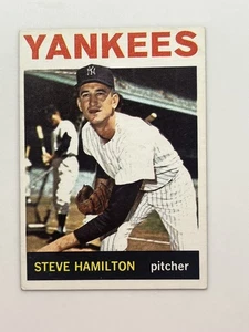 1964 Topps #206 Steve Hamilton New York Yankees Baseball Card - Picture 1 of 2
