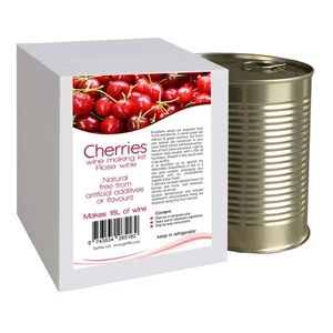 Cherry Wine Making Kit 16 L 21 Bottles Rose Wine Home Brew & Wine Making - Picture 1 of 3