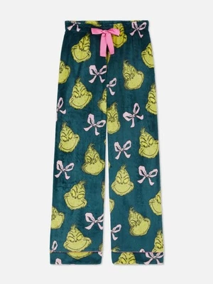 The Grinch Fleece Pyjama Bottoms New with tag festival Christmas PRIMARK