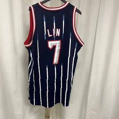 Camiseta Adidas retro cosida Jeremy Lin de los Houston Rockets talla adulto XXL Foto 1 de 4