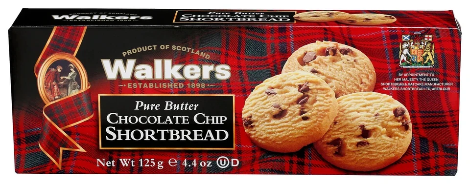 walkers shortbread chocolate chip 4.4-ounce (pack of 4)