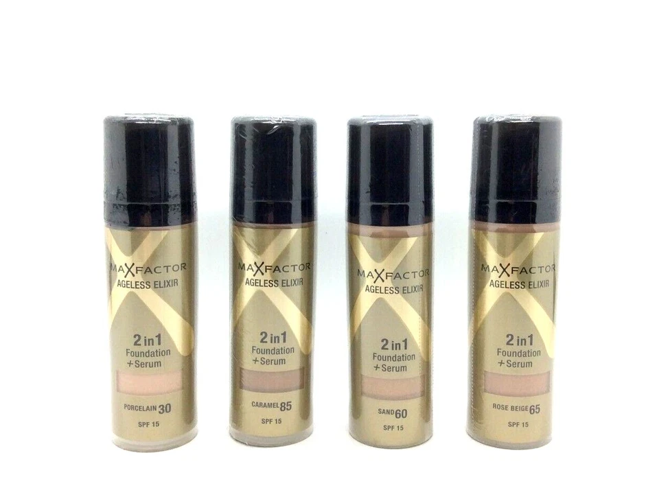 Ageless Elixir by Max Factor 30 ml 2 in 1 foundation + serum Select Color R52 - Image 1 of 1