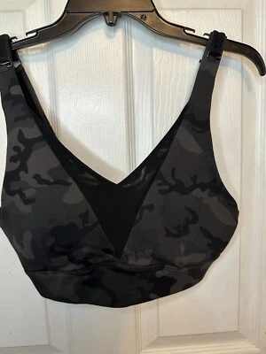 Sujetador deportivo de malla ajustable camuflado Ziya Active Forest mediano M para mujer Foto 1 de 3