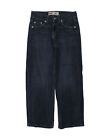 LEVI'S Boys 550 Relaxed Fit Straight Jeans 7-8 Years W24 L22 Navy Blue BB29