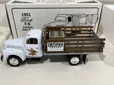 Camión de estacas Ford F-6 1951 Eagle Snacks primera marcha modelo 1:34 19-1191 Foto 1 de 4