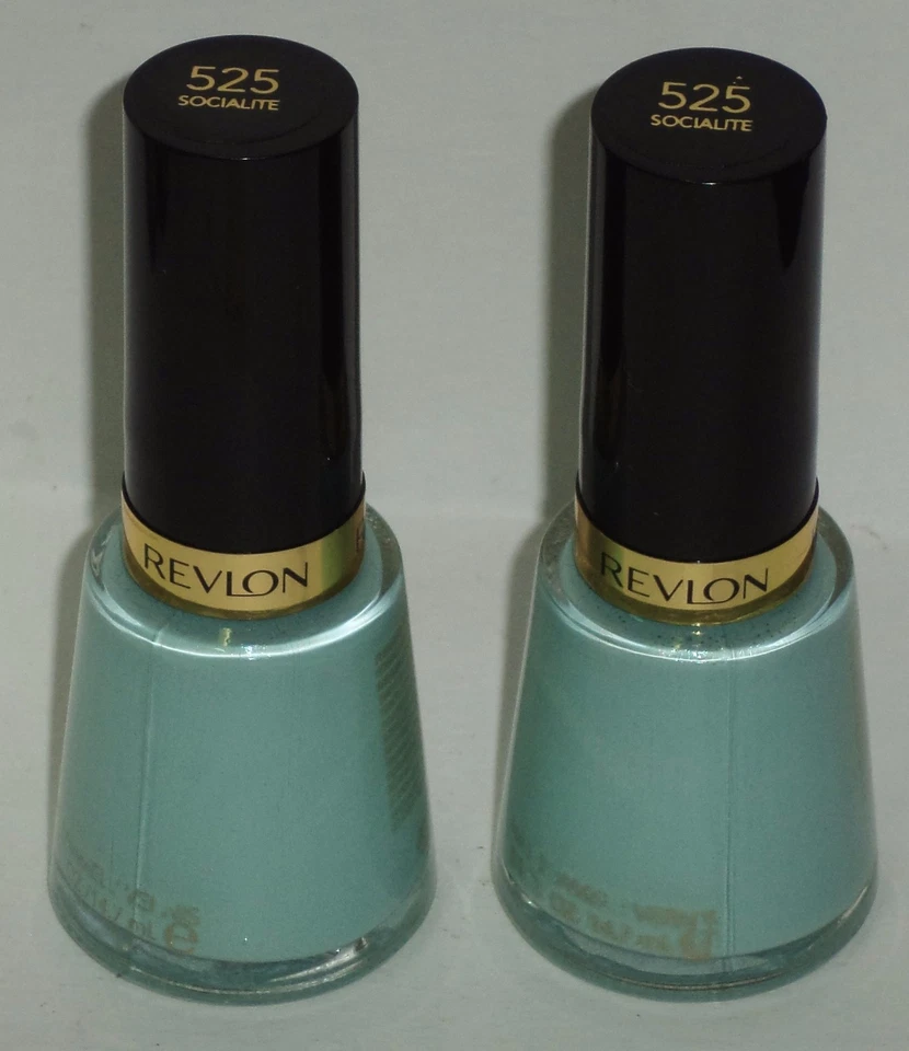 2 Revlon Nail Enamel / Nail Polish SOCIALITE #525 .5 oz Each - Image 1 of 1