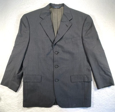 Blazer vintage Burberry Suit 100% lã penteada serve para 42R ou 42S sob medida *LEIA* - Imagem 1 de 4