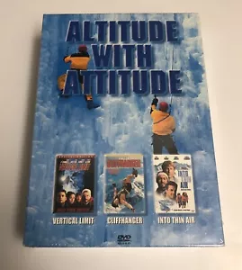Vertical Limit / Cliffhanger / Into Thin Air; DVD Box Set, Altitude w/ Attitude - Picture 1 of 6