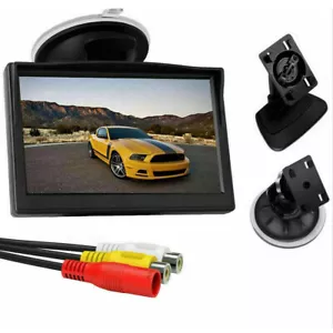 Car Monitor Screen for Parking Rear View Reverse Camera TFT LCD Display 5 Inch - Picture 1 of 15
