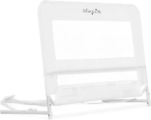 Lightweight Mesh Adjustable Toddler Bed Rail, Breathable, Fits All Beds, White - Picture 1 of 6