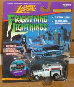 Johnny Lightning Vampire Van Fright'ning Lightning 1:64 Pearl White Limited - Picture 1 of 1