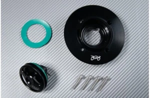 Tankdeckel Tankschloss Schwarz Schnell Freigabe KAWASAKI ZX6R ZX-6R 2019-2023 - Picture 1 of 4